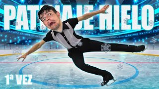 ME CUELO en La MEJOR PISTA de PATINAJE SOBRE HIELO ⛸️❄️ Sin Saber Patinar 😂  Probando Deportes 7 [upl. by Naerol]