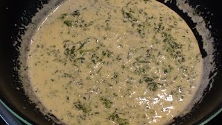 Spinach Cream sauce  Spinat Sahne Soße  Špinačina kremna omaka [upl. by Hana]