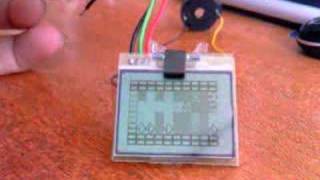 Boulderdash clone on pic 12f675 with Nokia 3310 LCD [upl. by Aikym988]