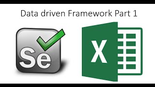 Data Driven Framework in Selenium Webdriver Part 1 [upl. by Diba506]