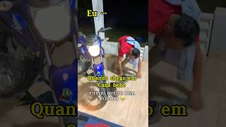 CHEGANDO EM CASA BOM TOPADO humor comedia [upl. by Attena472]