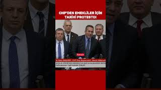 CHPden 10 bin lira maaş ile geçinmek zorunda kalan milyonlarca emekli için TBMMde protesto [upl. by Nodnarb]