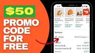 How to Get 50 DoorDash Coupon Code  DoorDash Promo Code 2024 [upl. by Ycniuqal]