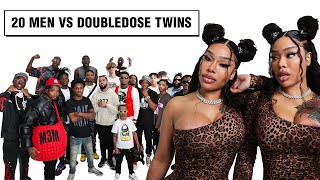 20 Guys vs 2 Instagram Models DoubleDose Twins [upl. by Wystand]