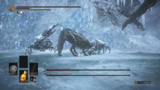 Dark Souls 3  Gravetender Greatwolf vs Crabs [upl. by Laenej936]