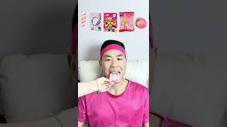 🍜🍧🍭ASMRPinkthemed Mukbang  Perfect for Sleepimmersive asmr asmrsounds [upl. by Yraht576]