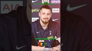 1 Radu Drăgușin Genoa  Tottenham 25000000 euro [upl. by Stanfill]