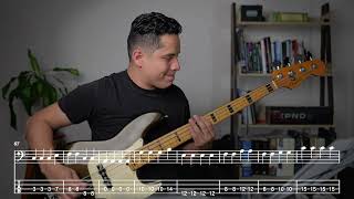 Alabaré al Señor  BASS TUTORIAL  NOT amp TAB [upl. by Richers]