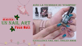 Réaliser  Un Nail Art FACILE pour Noël [upl. by Sitruk]