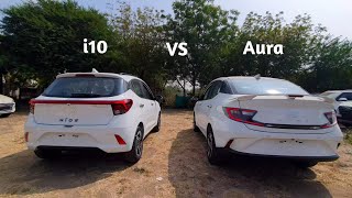 Hyundai Aura vs Grand i10 Nios  2023 Detailed Review [upl. by Borlow909]