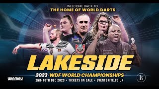 The WDF World DARTS Championship from the Lakeside 2023 [upl. by Farland599]