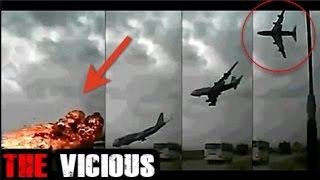 TOP 5 ACCIDENTES IMPACTANTES DE AVIONES CAPTADOS EN VIDEO The Vicious [upl. by Adekan]