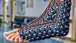 ASMR for sleep cleaning Feet animation toenail treatments feet  ASMR animation treatments [upl. by Ednargel]