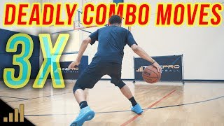 How to DEADLY Triple Combo Moves to BREAK ANKLES and Shift Your Defender [upl. by Yelnek]