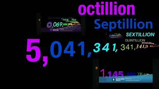 Count To Octillion 100 [upl. by Lonnard]