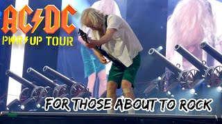 ACDC  FOR THOSE ABOUT TO ROCK  Dresden 16062024 quotPOWER UPquotTour [upl. by Alyhc]