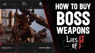 Lies of P  How to Buy Boss Weapons l ALIDORO Quest [upl. by Anail]