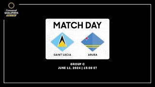 St Lucia vs Aruba  Concacaf Qualifiers  Road to 2026 [upl. by Leva40]