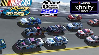 100 NASCAR Xfinity Series Talladega Race LIVE  NR2003 Gameplay LIVE [upl. by Aisilef]