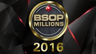 BSOP MILLIONS 2016  DESAFIO DAS ESTRELAS [upl. by Drona]