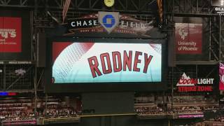 Fernando Rodney Entrance  NL Wild Card Game  Oct 4 2017 [upl. by Dorren558]