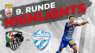 RZ Pellets WAC  TSV Egger Glas Hartberg 9 Runde ADMIRAL Bundesliga 202425 [upl. by Yadsendew545]