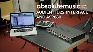 Audient ID22 USB Interface and ASP880 Set Up [upl. by Aehs119]