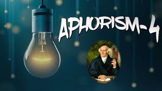 4EXPLANATION OF APHORISM4 DRDEEKSHA [upl. by Aggie]