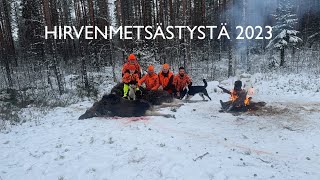 HIRVENMETSÄSTYS 2023  TÄYDELLINEN JAHTIPÄIVÄ [upl. by Yortal328]