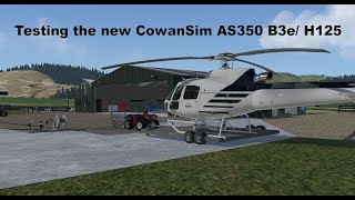 Testing out the new CowanSim AS350 at Helisika in Xplane 11 [upl. by Dickerson949]