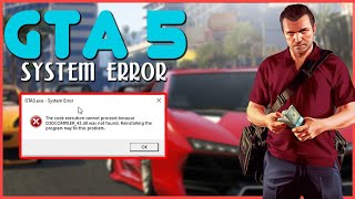 How To Fix GTA5exe System Error D3DOMILER 43DLL  gta 5 system error d3dcompiler43dllTech Wafi [upl. by Twelve]