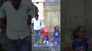 Anam Arhaan and Papa High Jump on Water Balloon 🎈🤪 shorts viralvideo viralshorts [upl. by Aiepoissac637]