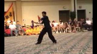 Sifu Tony Wong Double Dragon Swords 2003 Yau Kung Mun Open Martial Arts Championship Masters Demo [upl. by Solram]