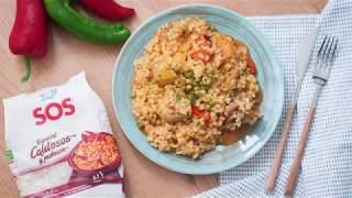 Arroz caldoso con pollo [upl. by Shuman]