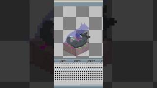 Wolf Death Animation aseprite shorts animation wolf isometric gamedesign pixel pixelart [upl. by Dabbs878]