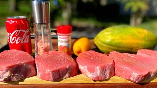 Steak Tenderizing ExperimentWhats the best way to tenderize steaks [upl. by Ilzel]