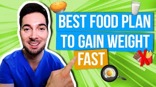 How to gain weight fast for girls and men with foods plan [upl. by Haibot636]