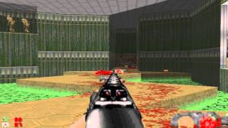 Brutal Doom V19  The Ultimate Doom  E1M1 Hangar [upl. by Ralip962]