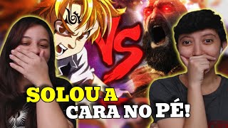 REACT KRATOS VS MELIODAS  DUELO DE TITÃS  7 MINUTOZ [upl. by Ojyllek518]