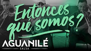 Entonces Qué Somos Aguanilé Salsa  Video Lyric [upl. by Pellet]