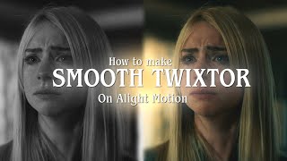 SMOOTH TWIXTOR TUTORIAL ON ALIGHT MOTION [upl. by Naellij518]