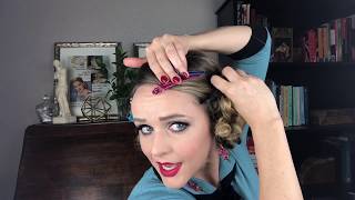 Vintage 1920s Hair Tutorial Part 3 The Finger Wave Set [upl. by Grath]