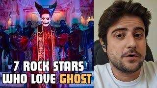 7 Rock stars who love the band Ghost [upl. by Pansy98]