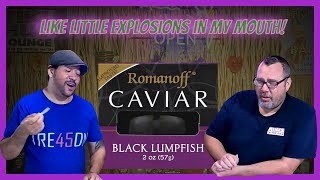 Romanoff Caviar Black Lumpfish  Food Review  Mikes In The Can food foodreview funny [upl. by Compte]