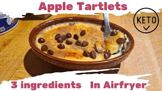 Apple tartlets  Airfryer  No guilt dessert 😃 [upl. by Mathilda]