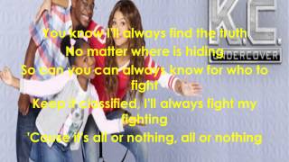 KC Undercover  Theme Song  Lyrics  Full Song [upl. by Bodnar4]