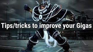 Tips and tricks to improve your Gigas and things you shouldnt do  Tekken 7 gigas guide [upl. by Imoin432]