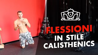 Flessioni in stile calisthenics per migliorare la forza [upl. by Skip387]