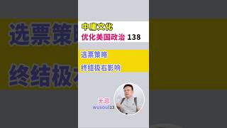 中庸文化优化美国政治138 选票策略终结极右影响政治影响力极端民粹主义美国政治绑架政府关门停摆民主治国去中国化政策影响政治正确中美经济交流中美文化交流美国政治改革极端民粹影响削弱 [upl. by Eimyaj107]