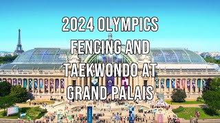 2024 Olympics Fencing and Taekwondo at Grand Palais ⚔️🥋 olympics paris [upl. by Nothsa]